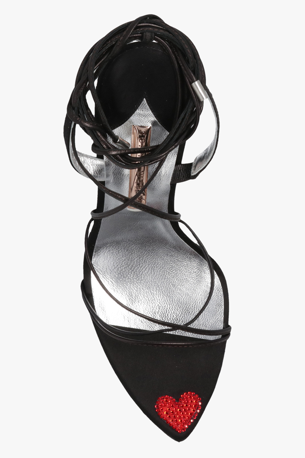 【関税込み】Sophia Webster ブラック Amora ヒール Black 'Amora' heeled sandals Sophia Webster - Her lace-up